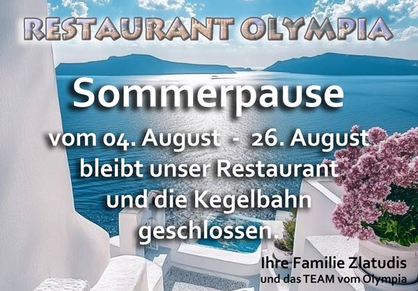 Sommerpause